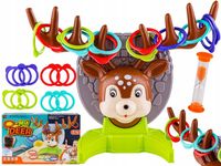 Gra Zręcznościowa Rzucanie Obręczy Ringo, Jelonek + Obręcze, Deer Ring Gam