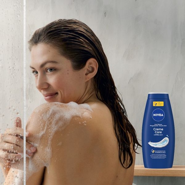 NIVEA Żel pod prysznic Creme Care 3 x 750 ml zdjęcie 3