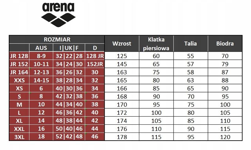 Strój kąpielowy damski sportowy Arena Solid R.D26 zdjęcie 9