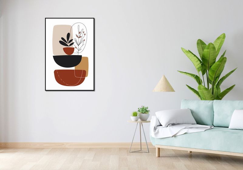 Plakat 67,5x100cm Botaniczna Abstrakcja zdjęcie 4
