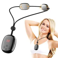 Masażer elektrostymulator szyi USB 15 mocy 4 tryby grzania masaż karku EMS Verk Group