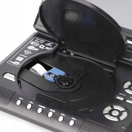 ODTWARZACZ PRZENOŚNY DVD EKRAN SAMOCHODOWY 7,8" INTERFEJS USB na Arena.pl