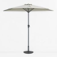 PARASOL BALKONOWY PÓŁOKRĄGŁY NA BALKON PÓŁPARASOL 250cm SZARY
