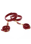 kajdanki na ręce i uda wrist to thigh cuff set taboom
