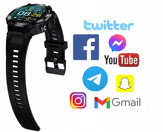 Smartwatch niktrade 206475666 czarny zdjęcie 11