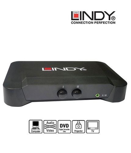 Switch (przełącznik) VGA + audio (D-sub) Lindy 32529 na Arena.pl