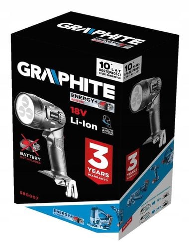 GRAPHITE LATARKA AKUMULATOROWA ENERGY+ 18V 58G007 na Arena.pl