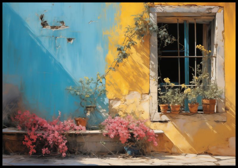 Plakat 100x70cm Słoneczna Ulica zdjęcie 2