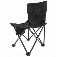 KRZESEŁKO WĘDKARSKIE, KEMPINGOWE SKŁADANE PIKNIKOWE PODRÓŻNE, Z POKROWCEM