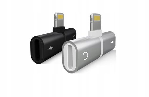 ADAPTER PRZEJŚCIÓWKA Do iPhone SŁUCHAWKI AUDIO 2w1 na Arena.pl