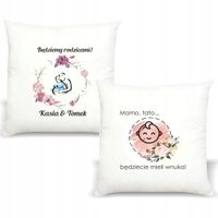 Poduszka z nadrukiem PREZENT BĘDZIECIE MIELI WNUKA
