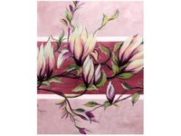 40X50CM SŁODYCZ MAGNOLII PUDROWYM RÓŻU OBRAZ