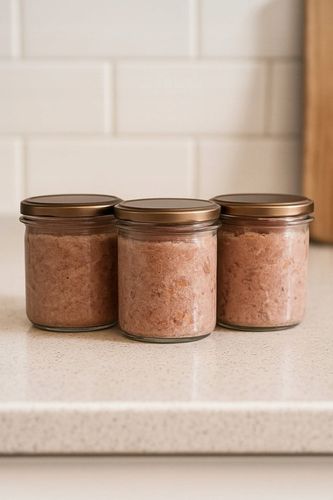 Słoik szklany prosty 350 ml na pasztet miód przetwory mięso + zakrywka na Arena.pl