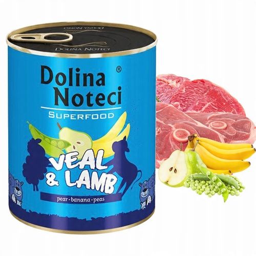 DOLINA NOTECI SUPERFOOD Karma mokra dla psa MIX 12 x 400g bezzbożowa na Arena.pl