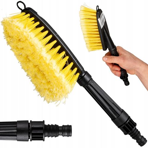 2X SZCZOTKA TELESKOPOWA DO CZYSZCZENIA SAMOCHODU FELG AUTA GĄBKA ŚCIĄGACZKA na Arena.pl