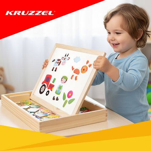Tablica Edukacyjna Dwustronna Kruzzel 25637 na Arena.pl