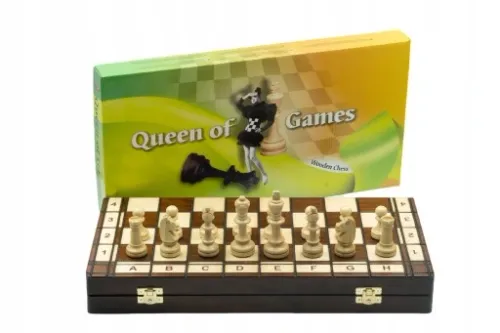 SZACHY DREWNIANE SZACHY TURNIEJOWE DUŻE 42 x 42 cm na Arena.pl