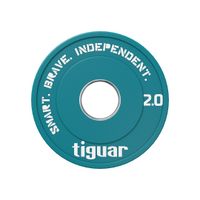 Talerz frakcyjny gumowy TIGUAR olimpijski 50 mm 2 kg