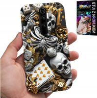ETUI DO XIAOMI NOTE 8 PRO - KRÓL POKER KOŚCI AS WZORY DLA MĘŻCZYZN