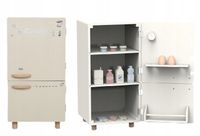 Drewniana Lodówka Do Kuchni Dla Dzieci Kuchnia Zestaw Akcesoriów XXL