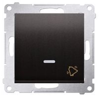 Simon54 Przycisk "dzwonek" z podświetleniem LED DD1L.01/48 antracyt