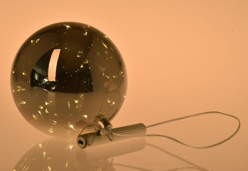 Szara bombka LED 15cm # na Arena.pl