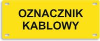 Oznaczniki kablowe tabliczki energetyczne na kable złącza Z GRAWEREM 7,5x3