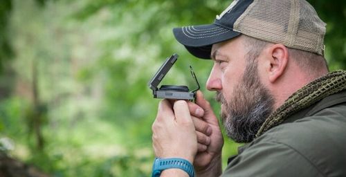 Busola kompas turystyczny wojskowy Helikon Ranger MK2 szary na Arena.pl