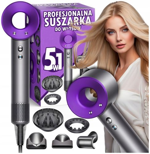 SUSZARKA DO WŁOSÓW Z JONIZACJĄ 5W1 3 PRĘDKOŚCI 1600W PREZENT NA ŚWIĘTA na Arena.pl