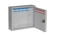 Szafka na klucze SK 10 z haczykami mocowanymi na stałe LEOMAR