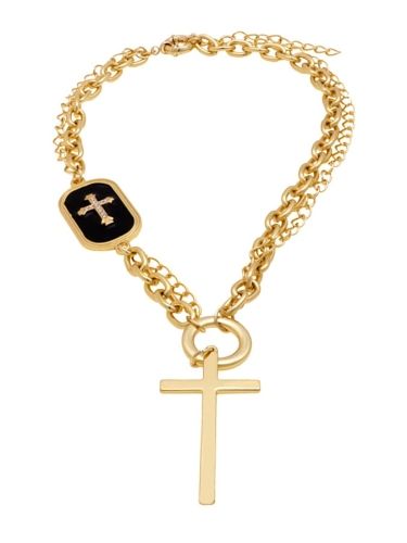 naszyjnik krzyż i nieśmiertelnik (c21/wio/101au) na Arena.pl