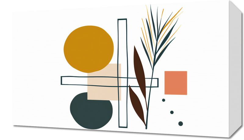 Obraz 50x30cm Ogród Symetryczny zdjęcie 1
