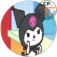 Opłatek na tort Kuromi