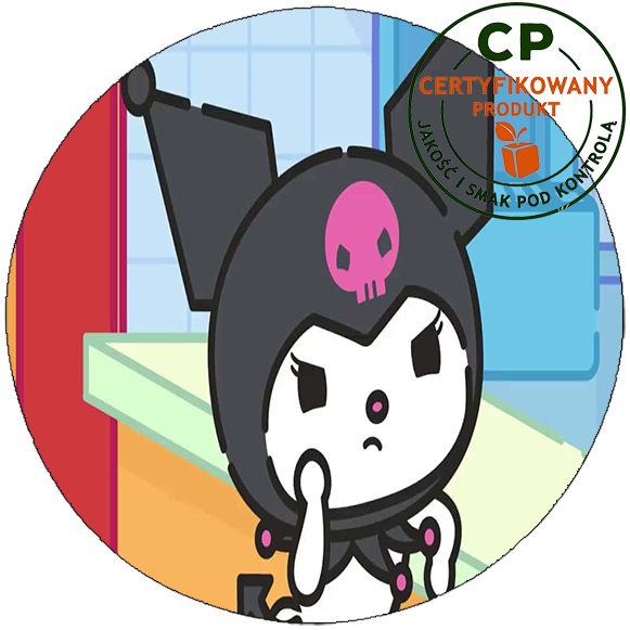 Opłatek na tort Kuromi zdjęcie 1