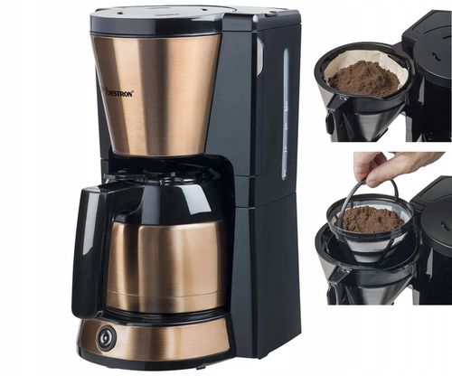 EKSPRES PRZELEWOWY 900W Z TERMOSEM 1L - KOLOR MIEDZIANY na Arena.pl