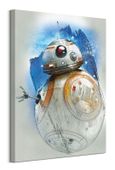 Gwiezdne Wojny Star Wars: The Last Jedi (BB-8 Brushstroke) - obraz na płótnie 60x80 cm