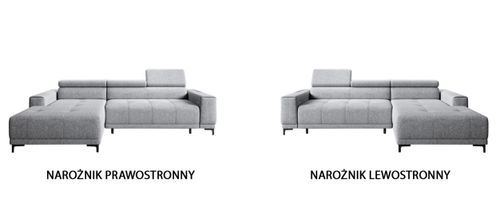 Nowoczesny Elektryczny Narożnik HUGO MINI na Arena.pl