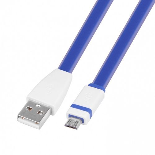 TB Kabel USB - Micro USB 1m niebieski na Arena.pl