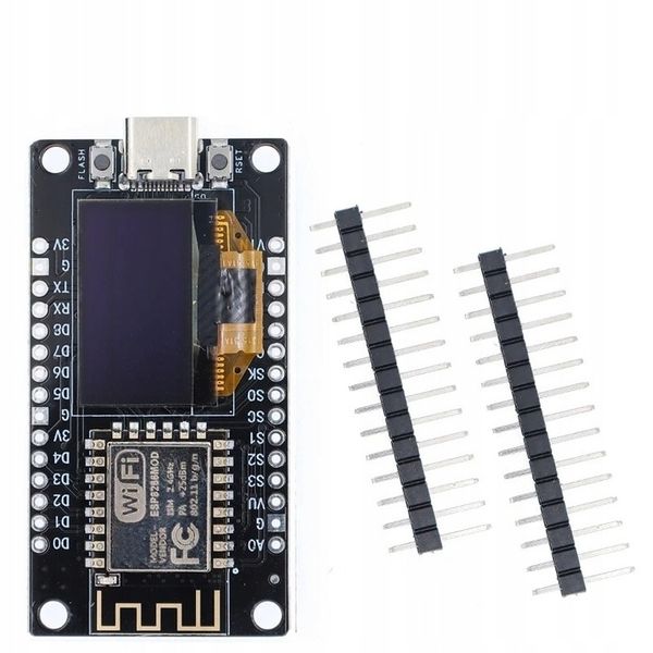 ESP8266 NODEMCU V3 OLED 0.96 128X64 Z USB-C DO ARDUINO IDE / MICROPYTHON zdjęcie 3