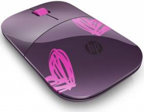Mysz HP Z3700 Hearts (1CA96AA ABB) Purpurowa na Arena.pl