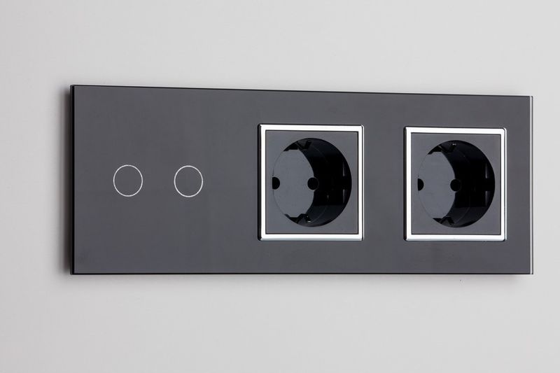 WŁĄCZNIK DOTYK POJEDYN. LIVOLO POLSKA SZKŁO EU zdjęcie 3