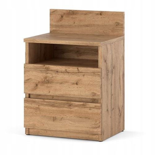 Szafka Nocna Stolik Nocny Wotan 40CM 2 Szuflady Półka Nakastlik Do na Arena.pl