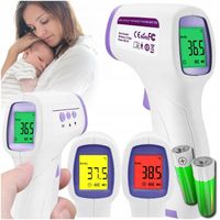 TERMOMETR BEZDOTYKOWY NA PODCZERWIEŃ LCD ELEKTRONICZNY CYFROWY DOKŁADNY