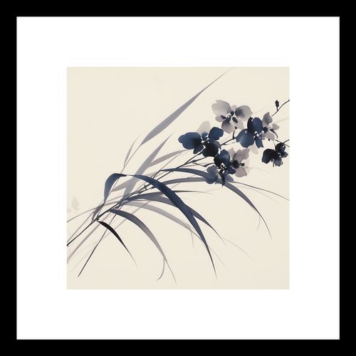 Plakat 20x20cm Orchidea w Sepii na Arena.pl
