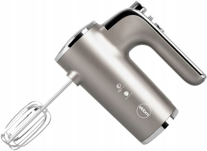 MOCNY Mikser ręczny 5 biegów TURBO MOC 400W INOX SOLIDNY 4 TRZEPACZKI zdjęcie 5