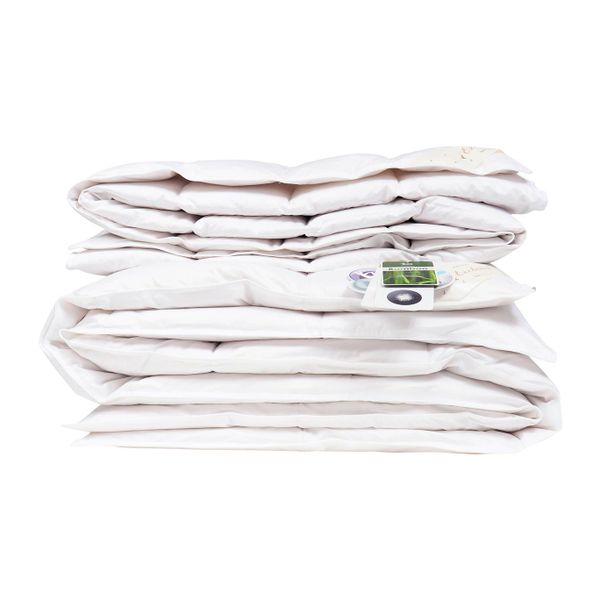 Kołdra puchowa CIEPŁA 200x220 DREAM biała zdjęcie 1