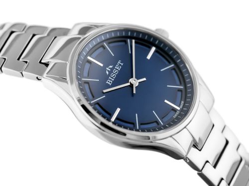 BISSET BSBE67 - silver/blue (zb557c) na Arena.pl
