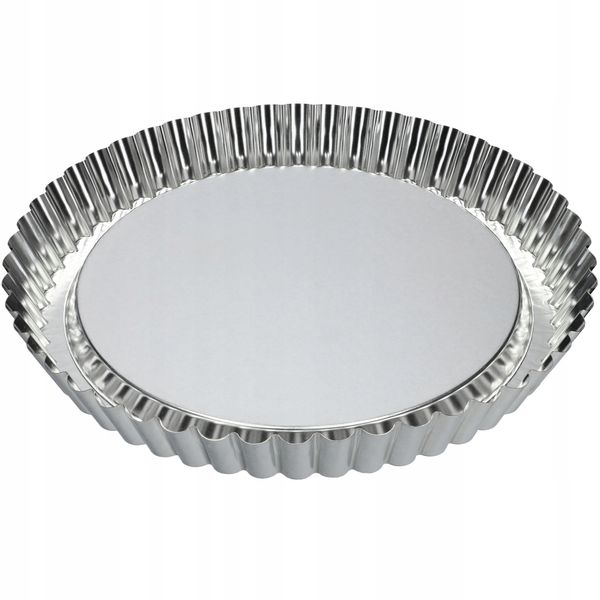 BLACHA OKRĄGŁA FORMA DO PIECZENIA TARTY CIAST 30cm zdjęcie 1