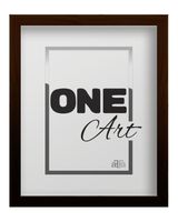 Ramka kwadratowa Hekla 40x40 MDF brązowy 1szt.