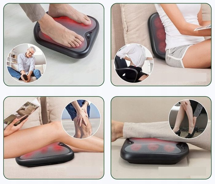 SNAILAX SL-593 EU SHIATSU MASAŻER DO STÓP ELEKTRYCZNY MASAŻ Z OGRZEWANIEM zdjęcie 3